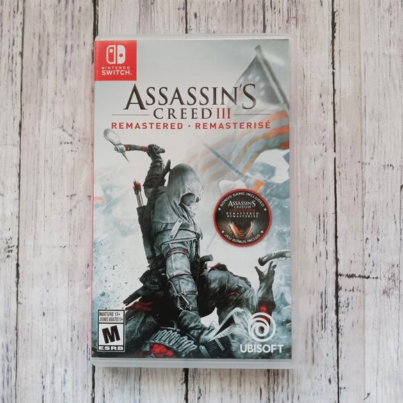 Nintendo Switch Other - Nintendo Switch Assassin's Creed III Remastered Video Game and Case